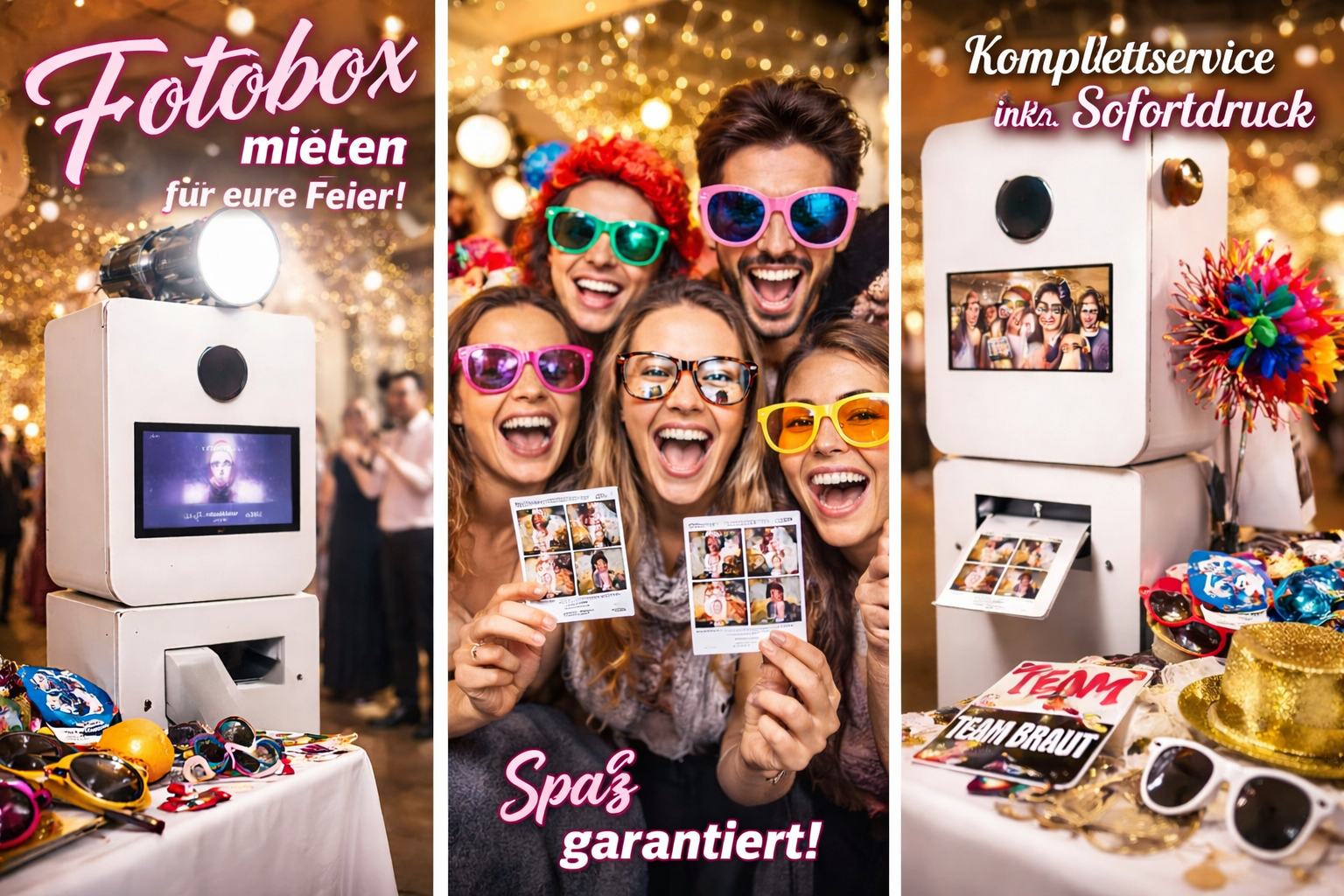 Fotobox DJ Jürgen Vogtland Hochzeit Geburtstag Event